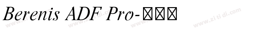 Berenis ADF Pro字体转换